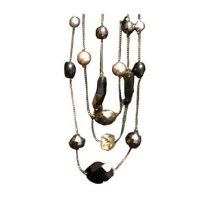 Necklace 3 layered 9” long